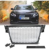 GRIGLIA PER AUDI A4 B8 08-11 COLORE NERO LOOK RS