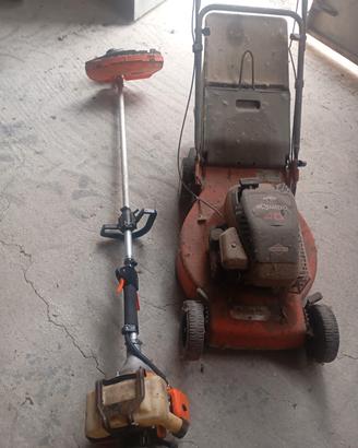 decespugliatore e tagliaerba 