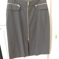 gonna con zip dorate