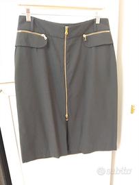 gonna con zip dorate