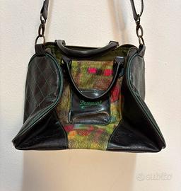 Borsa Desigual multicolore con fiore e tracolla