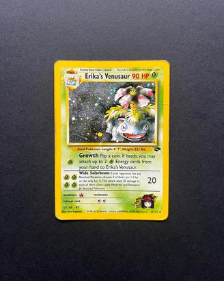 Carta Pokémon Erika’s Venusaur Holo 1999-2000 Eng