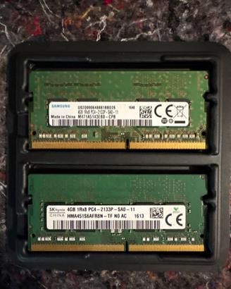 8GB RAM notebook DDR4 2133 2x4GB
