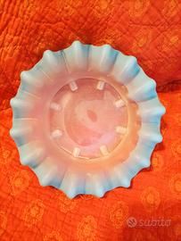 Posacenere vintage in pasta di vetro policromo