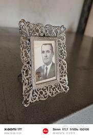 Cornice argento stile Barocco o neoclassico