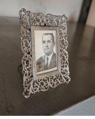 Cornice argento stile Barocco o neoclassico