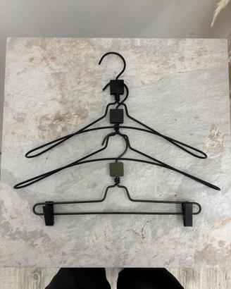 Set di Grucce di Design Nero