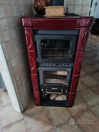stufa a legna + forno a legna 