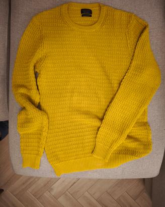 Maglione Uomo Zara - giallo senape