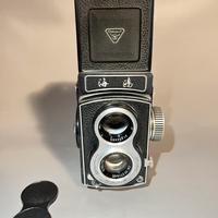 Macchina fotografica Seagull 4A TLR + pellicola