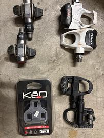 Pedali bici da corsa + s-track
