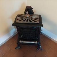 Stufa in ghisa vecchio stile