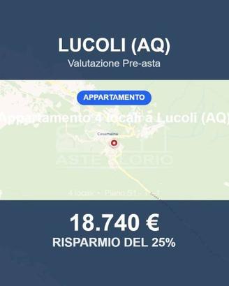 Immobile in asta di 60 m² a Lucoli