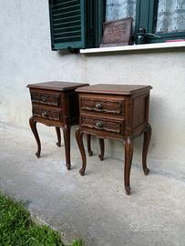 coppia comodini antichi piemonte 