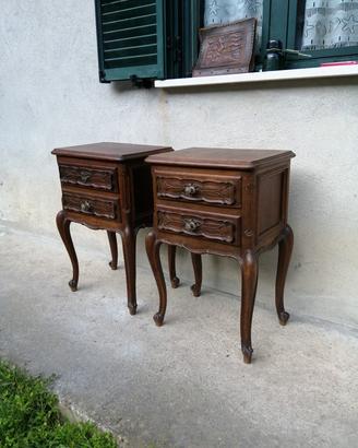 coppia comodini antichi piemonte 