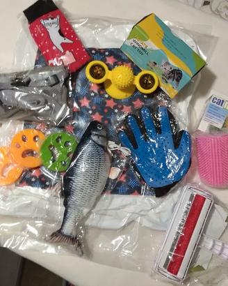 Accessori giochi cani e gatti stock 682 pezzi