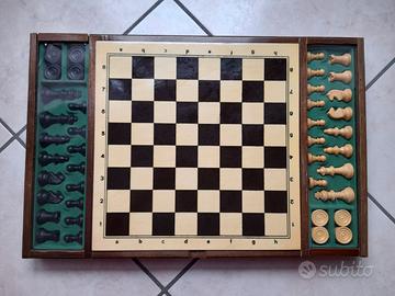 Gioco: scacchi-dama-mulino e vari