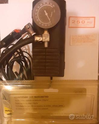 Compressore d'aria per auto, bici, moto, palloni, 