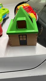 Cassetta in legno giocattolo