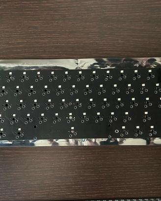PCB BM60 ISO Hotswap + plate + case bianco 60%
