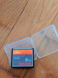 CompactFlash 8gb SanDisk ultra 