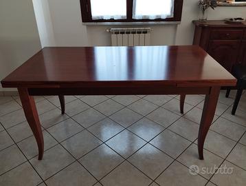Tavolo da Pranzo Allungabile in Legno Massello