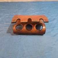 PORTAPIPE IN CUOIO 3 POSTI