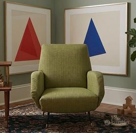 Poltrona Vintage anni '50/60 Design Mid-Century