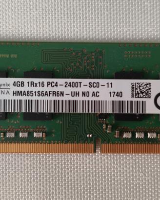 Lotto 11 moduli RAM SODIMM DDR2 DDR3 DDR4 usati 