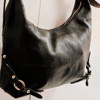 Borsa da donna Vera pelle, nera firmata Melluso.