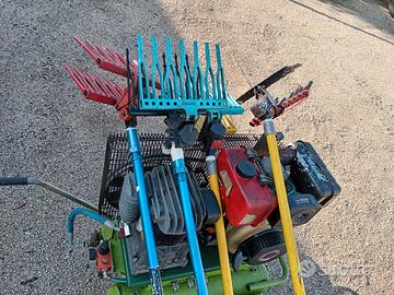 trattore motocompressore 600litri diesel ianmar 10