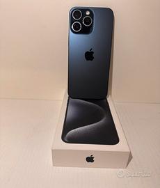 Iphone 15 Pro Max, Blu Titanium, 256 GB