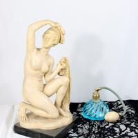 Statuina di Donna Nuda Venere Afrodite Vintage