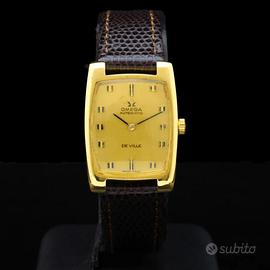 Omega De Ville lady 70s 18 kt gold ref 551030 auto