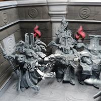 set di 7 miniature per wargame 