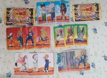 Lotto 35 Lamincards Dragon Ball Serie X Metal