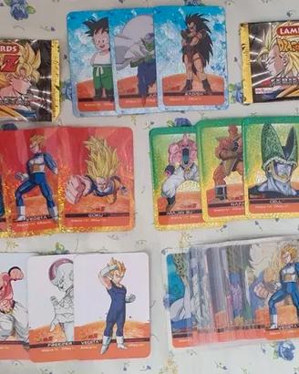 Lotto 35 Lamincards Dragon Ball Serie X Metal