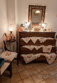 Lotto di 5 pezzi di tovagliato vintage