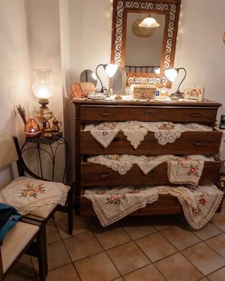 Lotto di 5 pezzi di tovagliato vintage