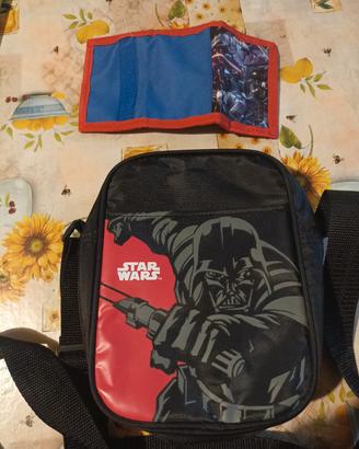 borsello e portafoglio Star wars 
