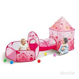 Tenda da Gioco per Bambini con Tunnel Neonati