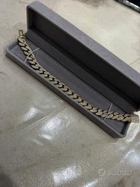 Bracciale Groumette Oro e Diamanti