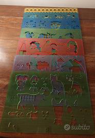 Stencil per disegni (10 tavole)