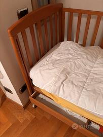 Lettino color cliegio