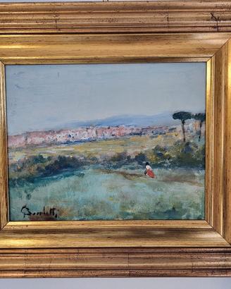 quadro tempera su tavola Gaetano Bocchetti 