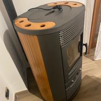 Stufa pellet edilkamin iris arancione