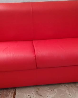 DIVANO LETTO MATRIMONIALE  ROSSO 