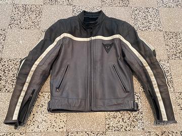 Giacca moto in pelle Dainese Tg 50