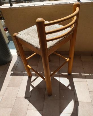Sgabello in rovere