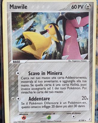 Carte Pokemon-Mawile(Ita, Holo/Foil, NM/Ex)